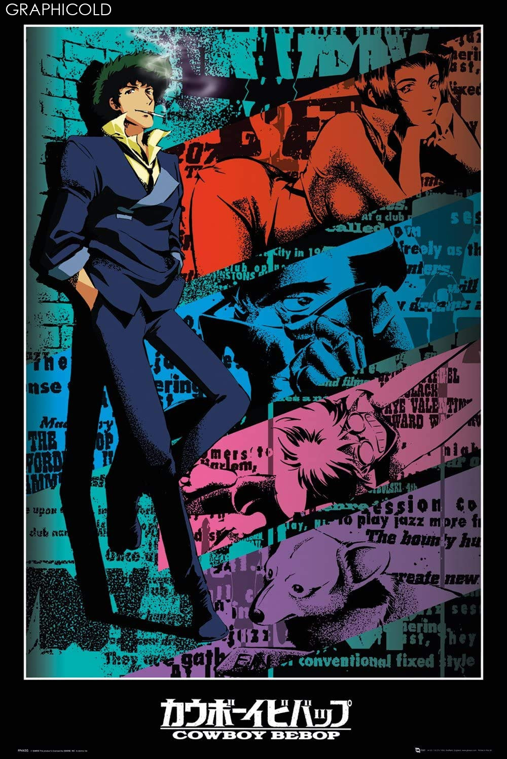 Cowboy Bebop - Anima/Manga TV Show Poster/Print - Matte Poster Frameless  Gift  x  inch(cm x cm)-S-GZ