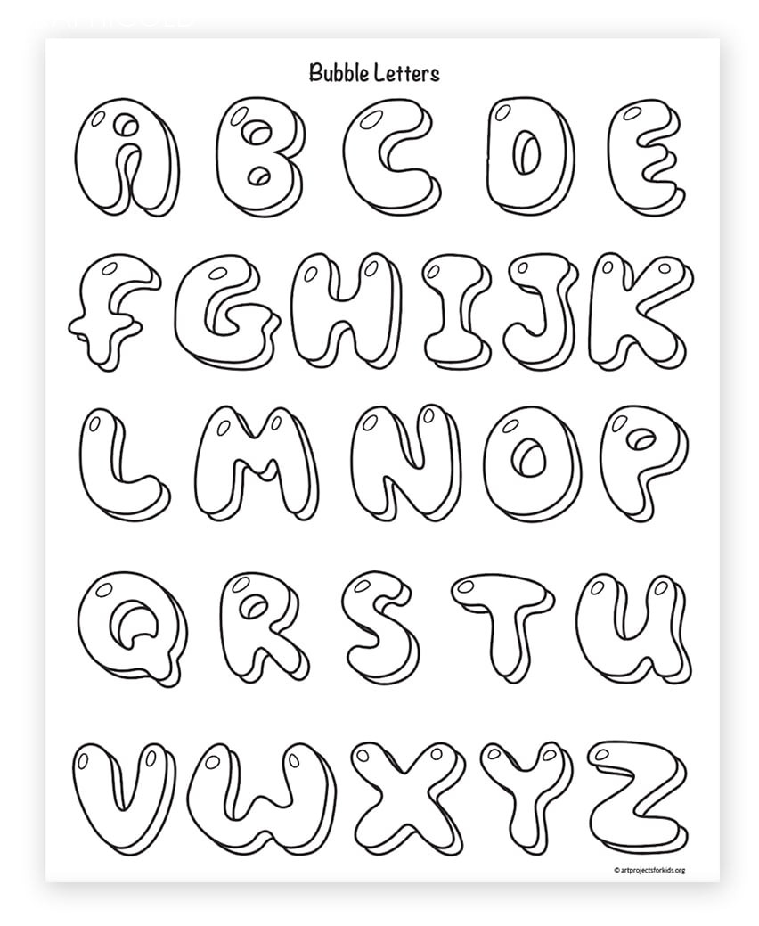 Alphabet Graffiti Bubble Letters Bold And Colorful Styles GRAPHICOLD Alphabet Graffiti Bubble Letters Bold And Colorful Styles GRAPHICOLD