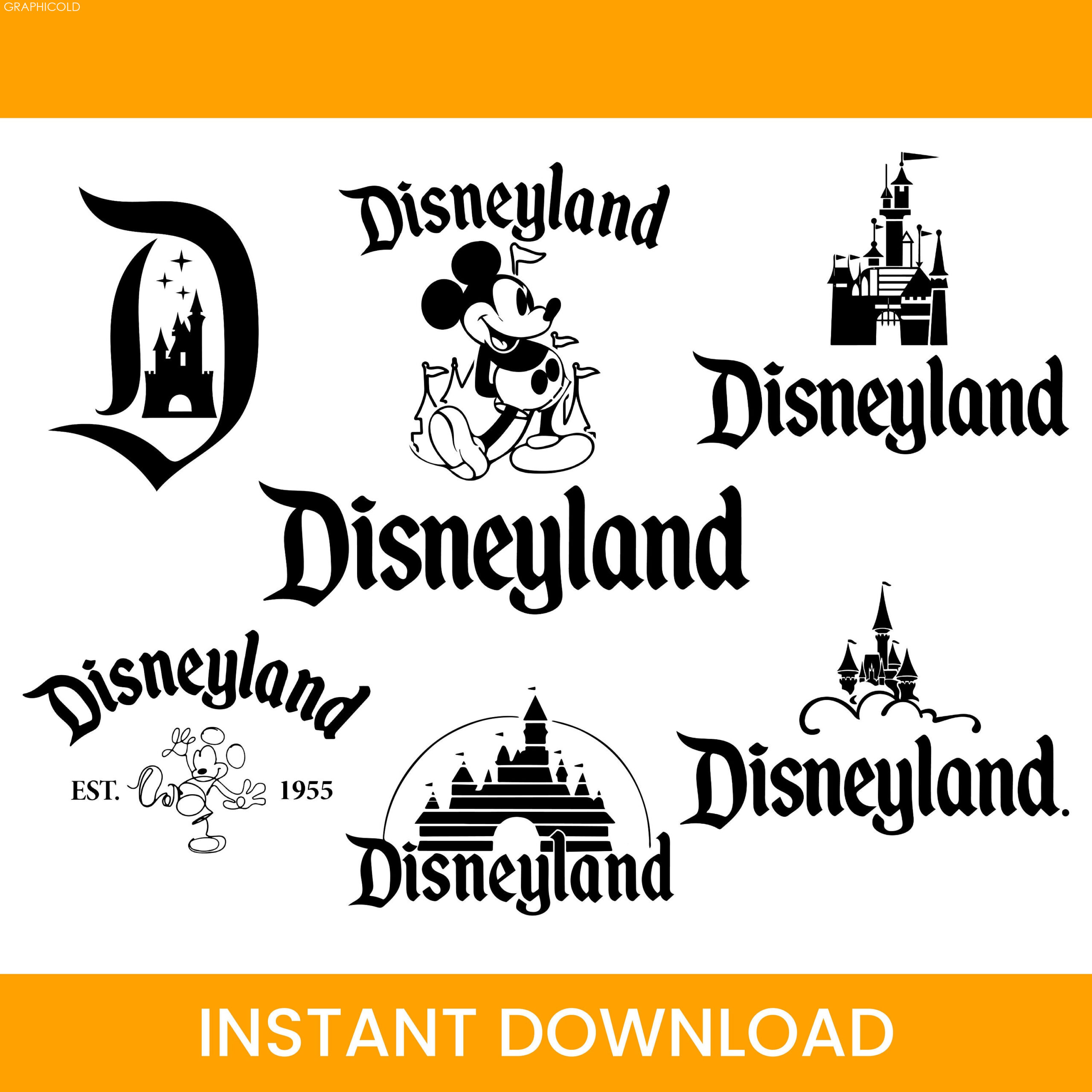 Disneyland Font - Etsy Singapore