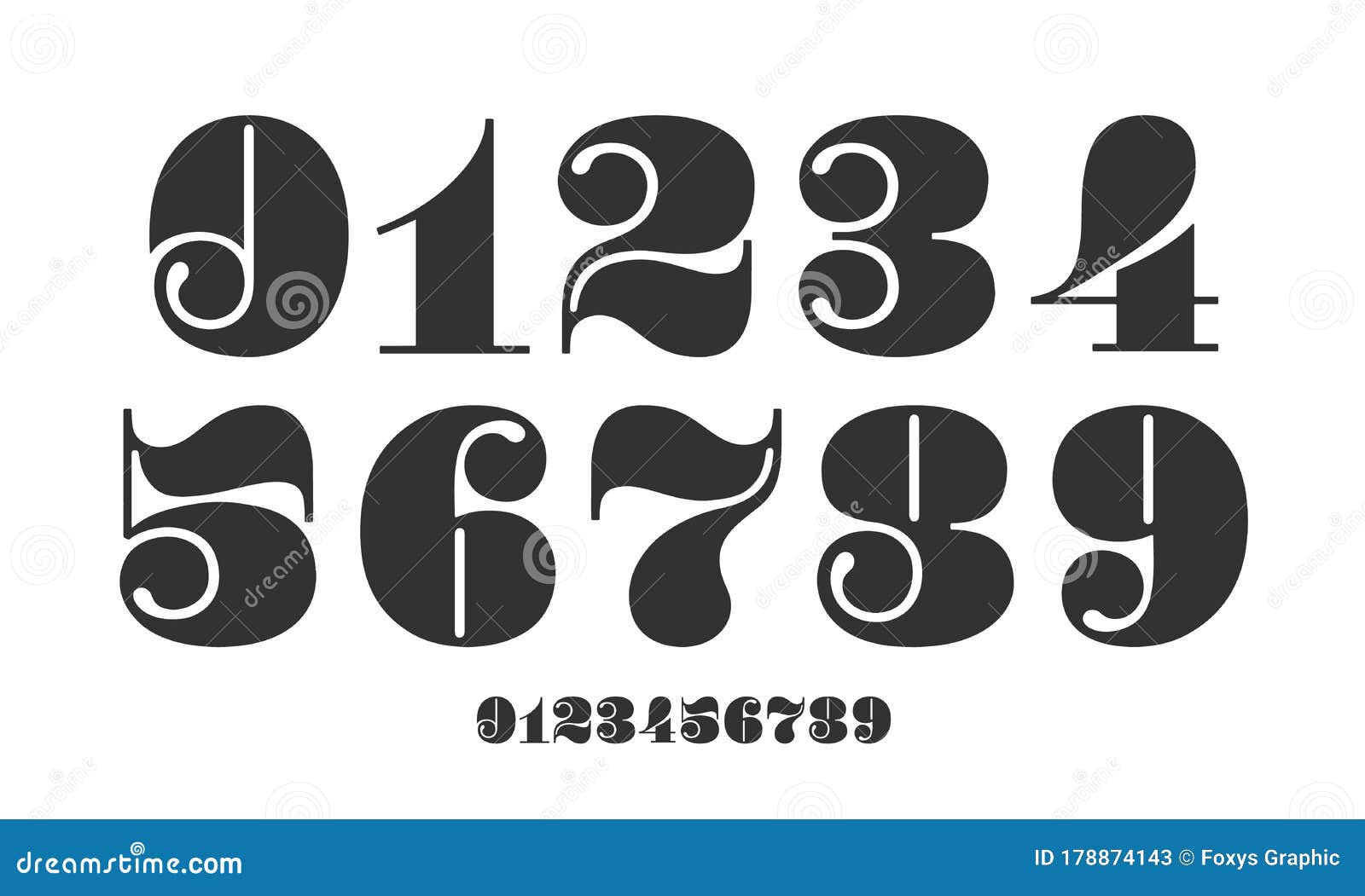 Number Font