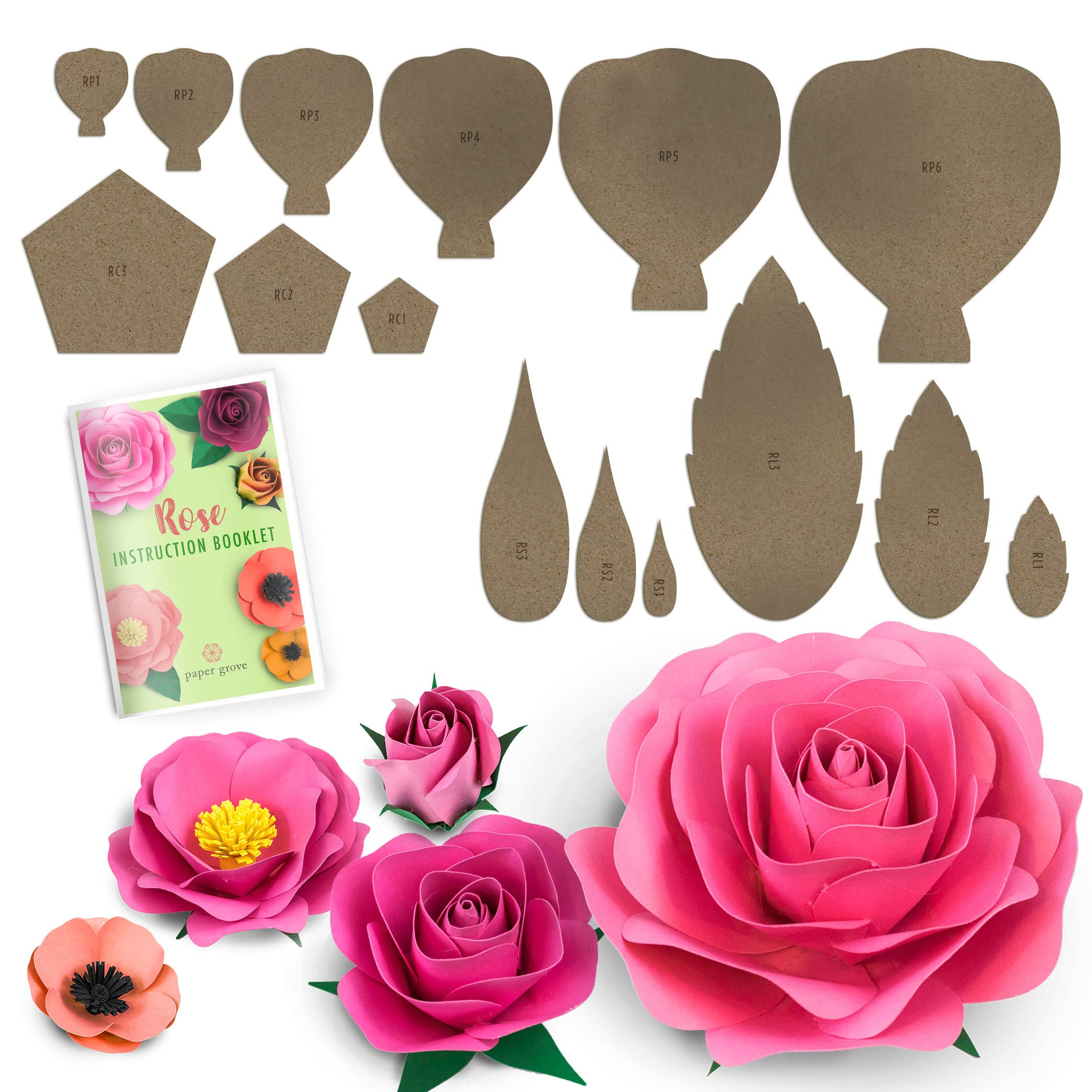 3d Paper Flower Template Templateworksheet