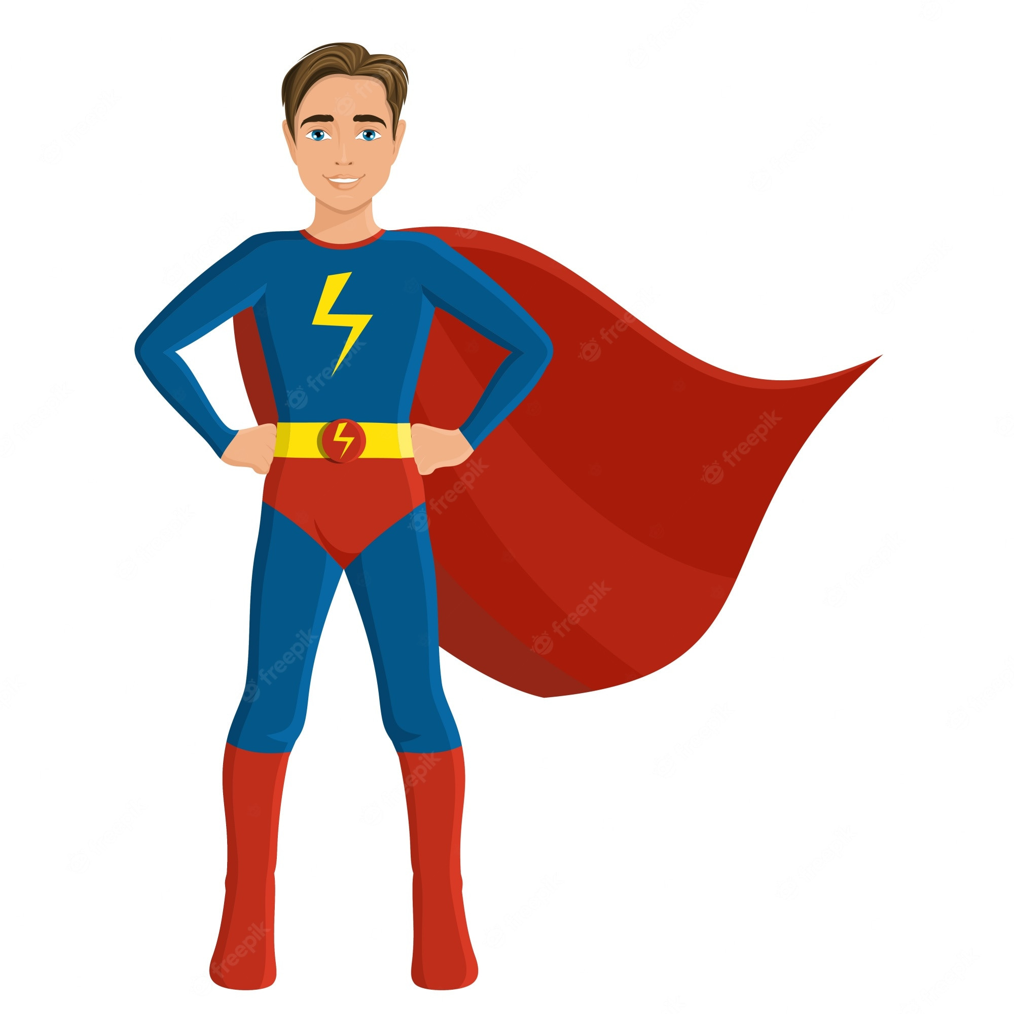 Superman Cartoon Images - Free Download on Freepik