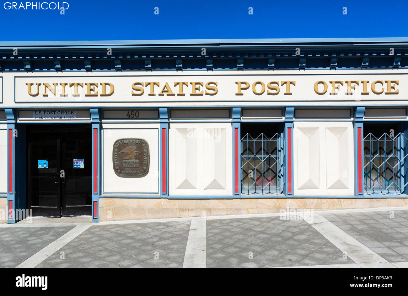 United States Post Office on Main Street in downtown Park City United States Post Office on Main Street in downtown Park City