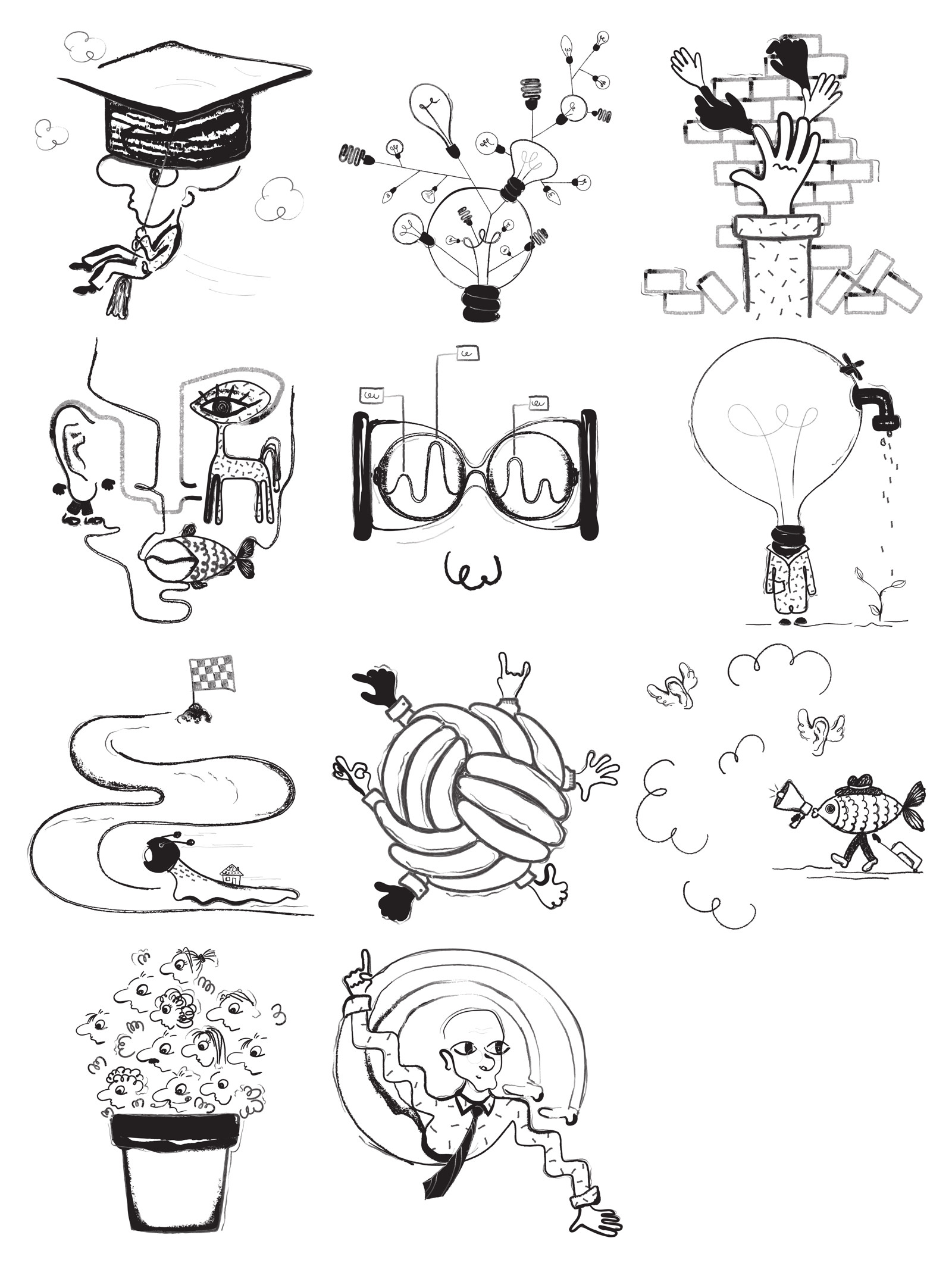 Absurd - Free Surrealist Illustrations - uistore