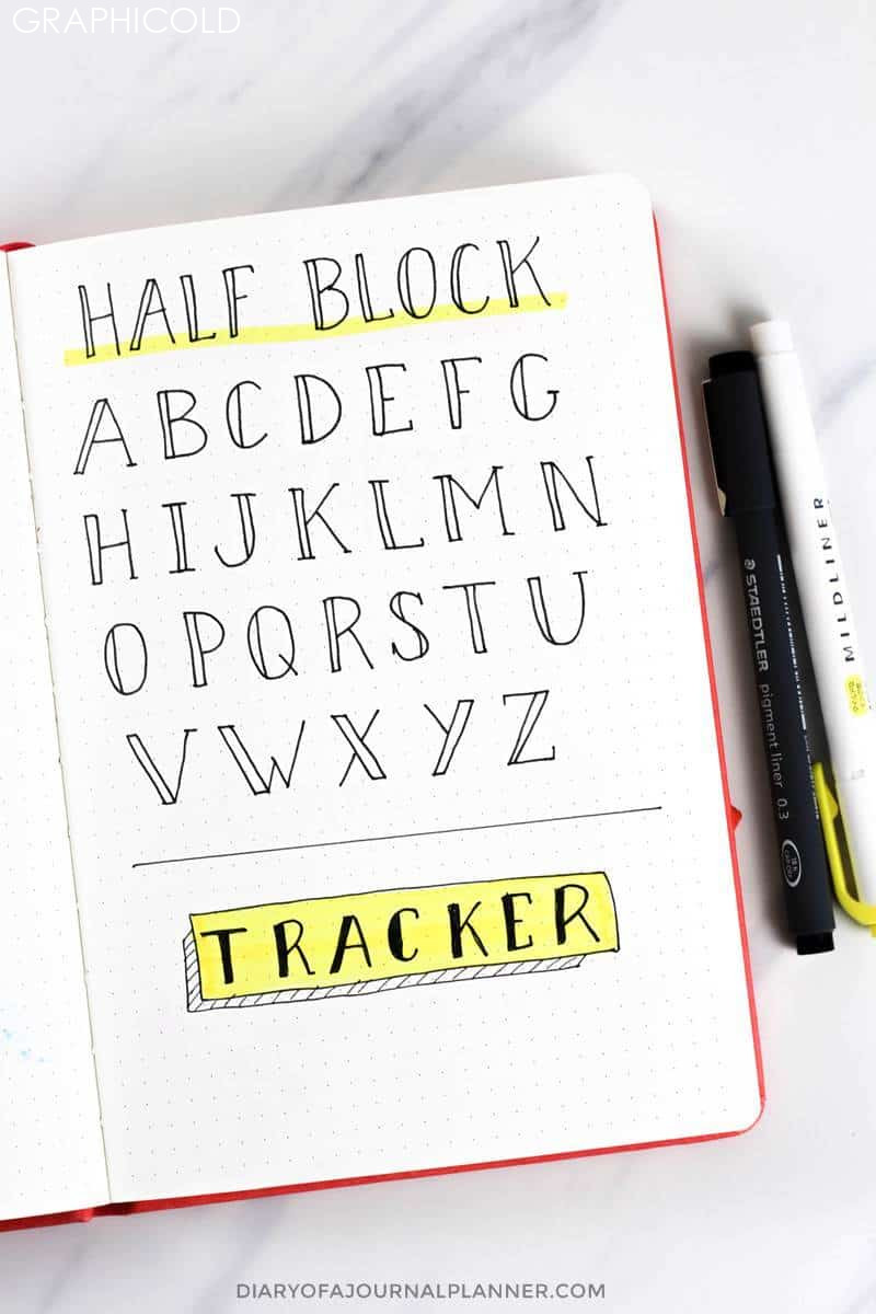 Bullet Journal Fonts ( Fonts For Bullet Journal You Need To Try!)