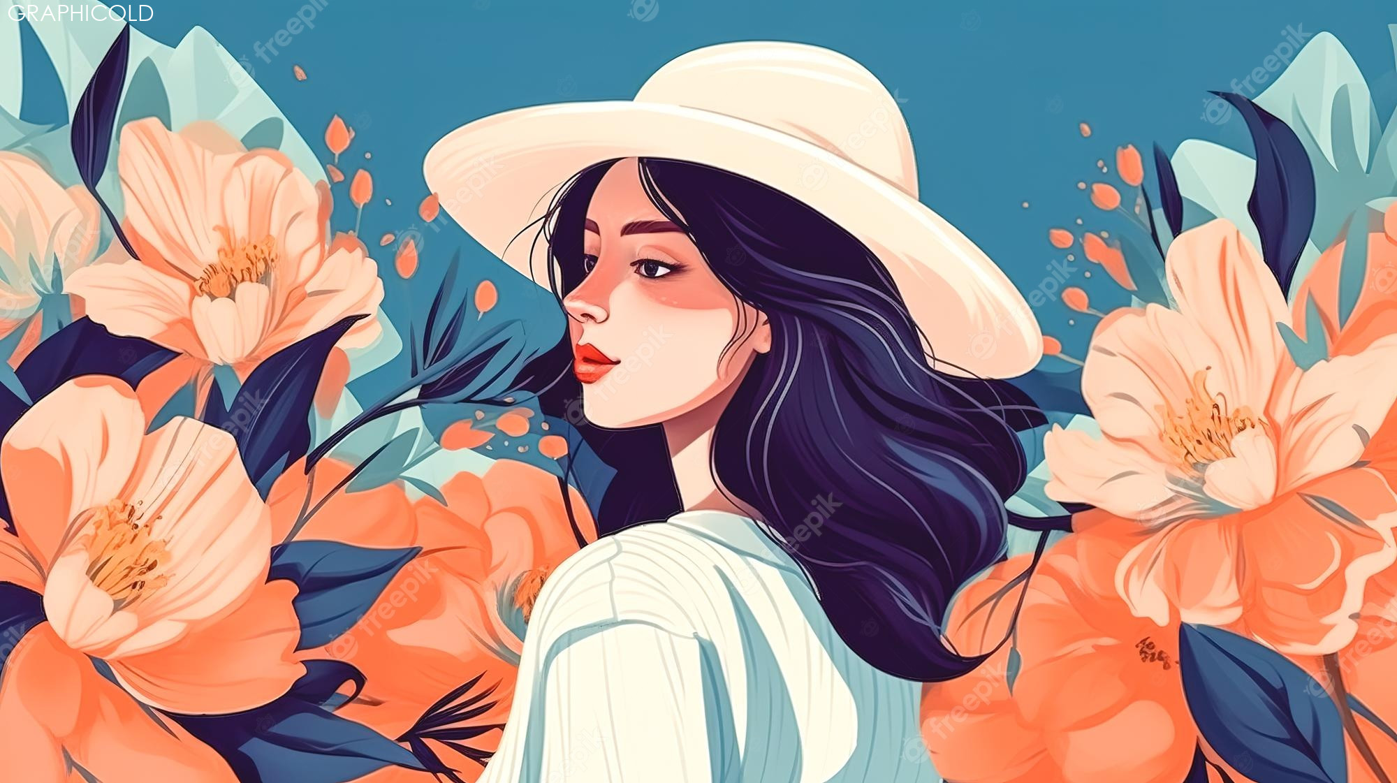Female Illustration Images - Free Download on Freepik