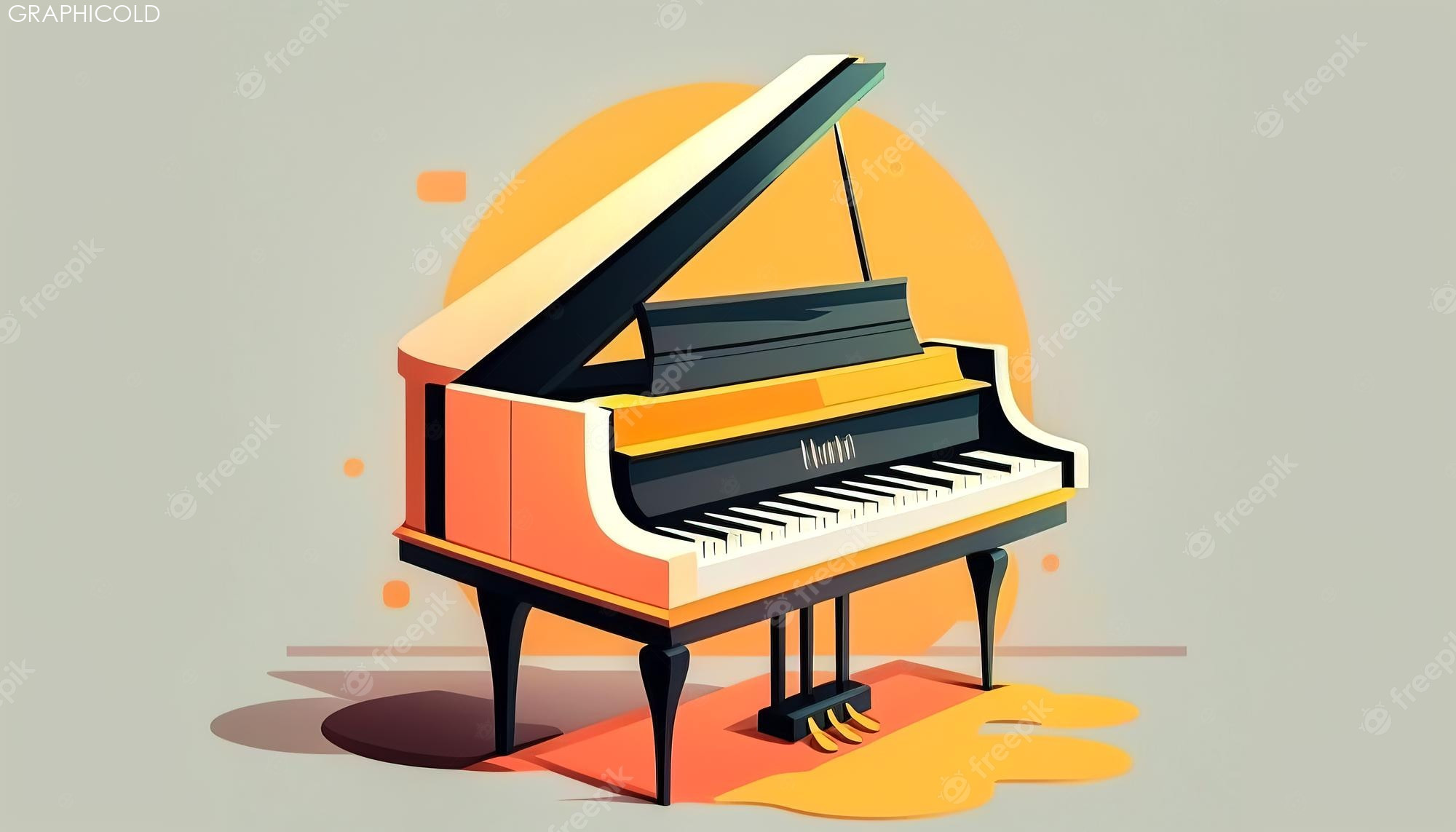 ,+ Piano Illustration Pictures