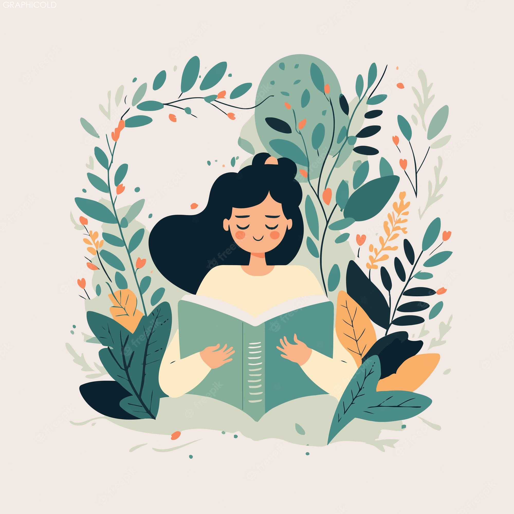 Reading Illustration Images - Free Download on Freepik
