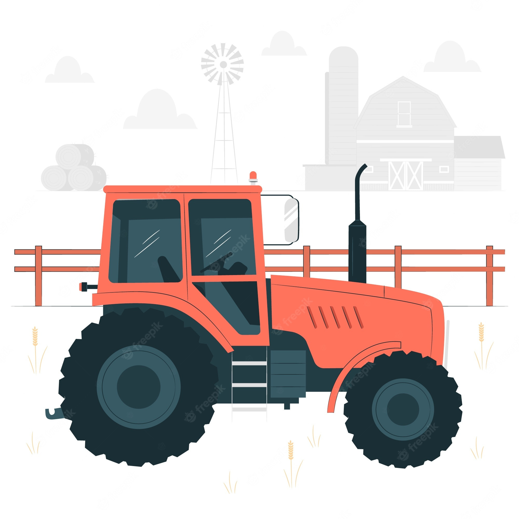 Tractor Vectors & Illustrations for Free Download  Freepik