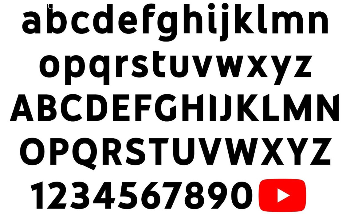 YouTube Introduces First Proprietary Font For Products, Marketing