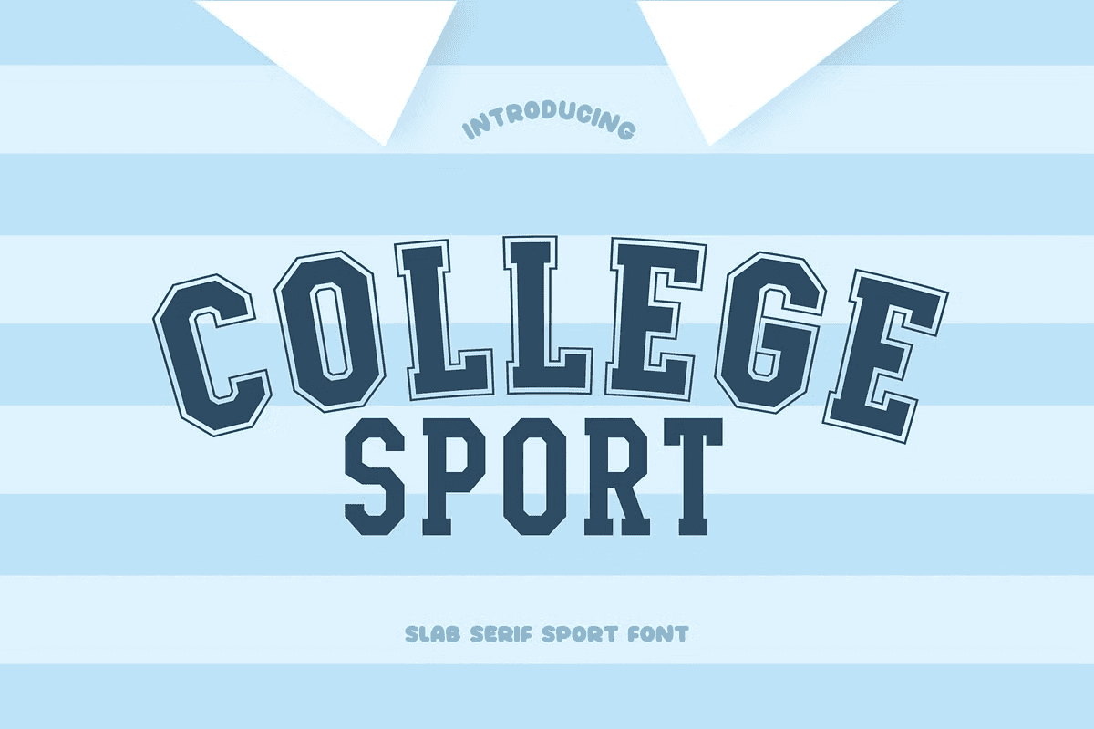 College Sport Font - GRAPHICOLD