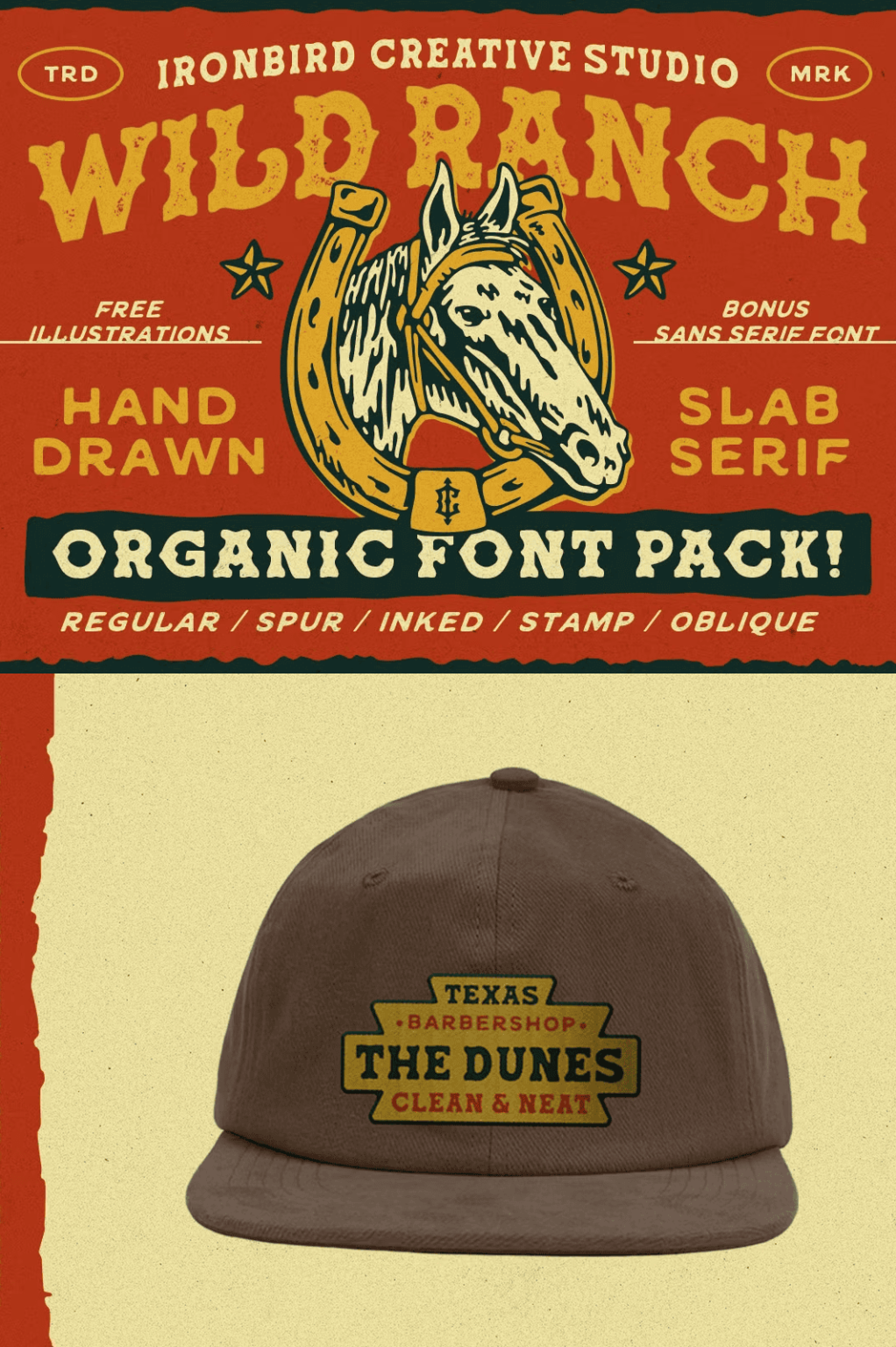 Wild Ranch - Font Pack & Extras! - GRAPHICOLD