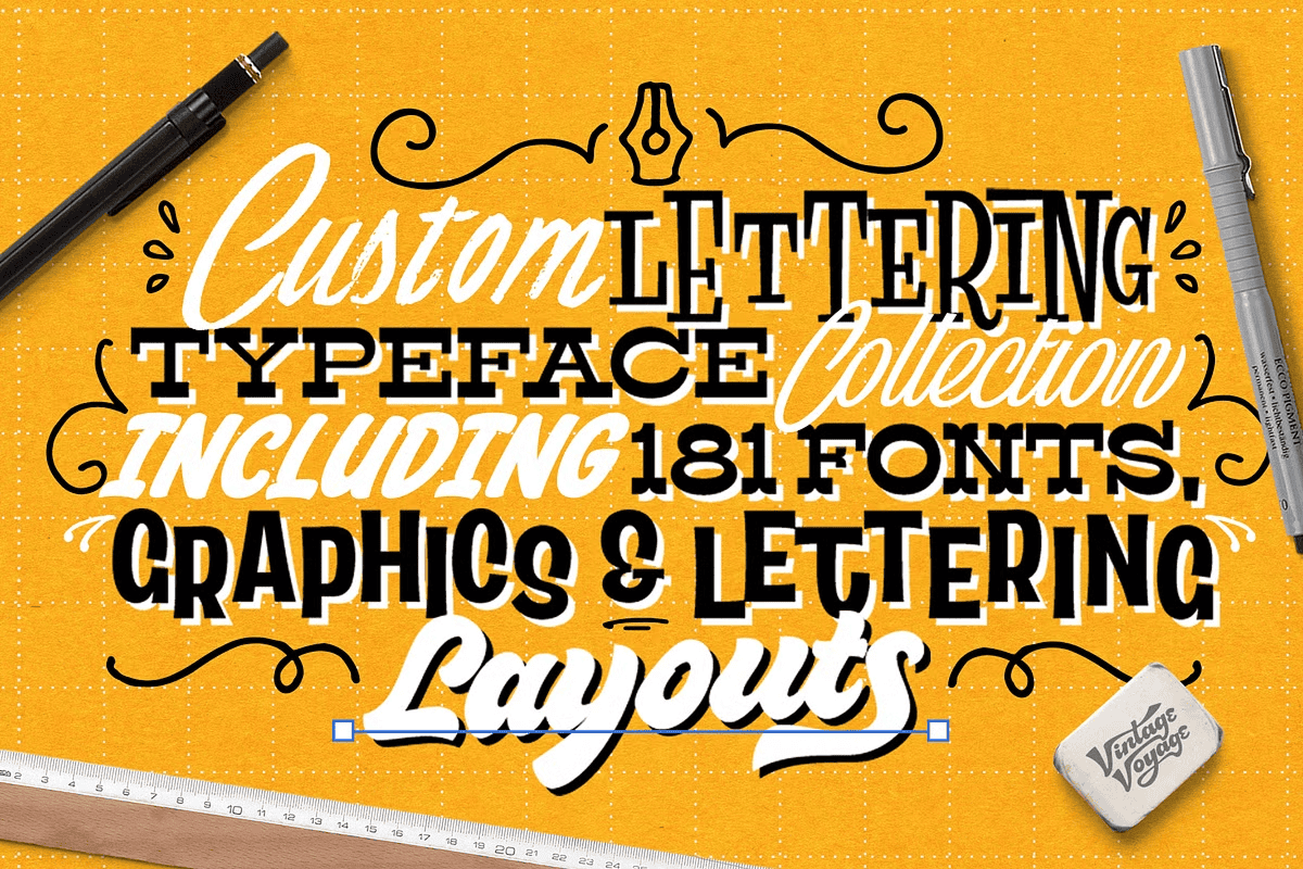 Custom LETTERING Collection - GRAPHICOLD
