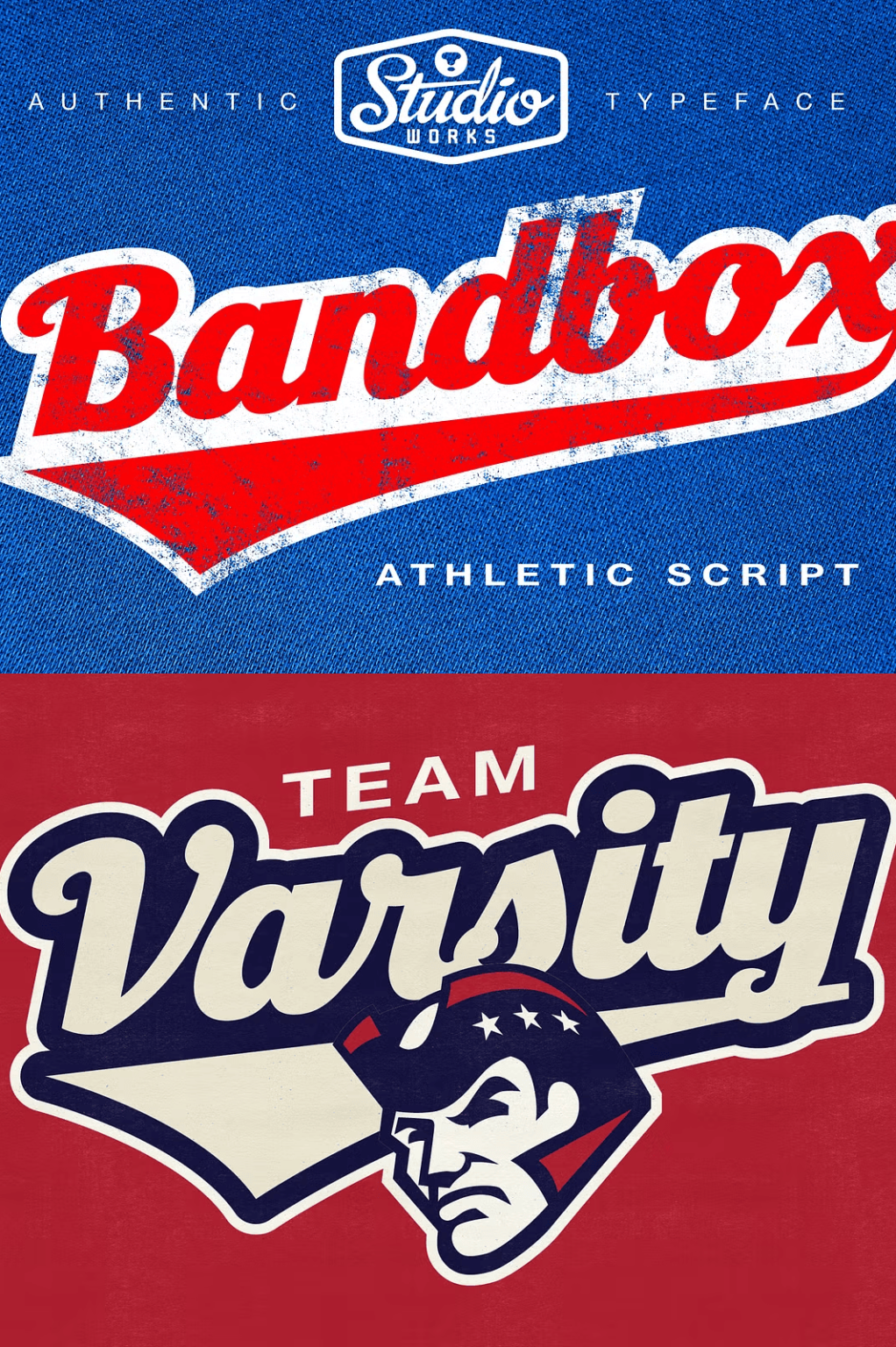 Bandbox | Athletic Script Typeface - GRAPHICOLD